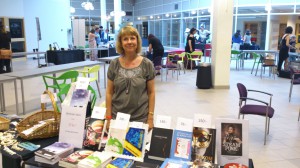 På andra Världars bokmässa under Ljungby Berättarfestival