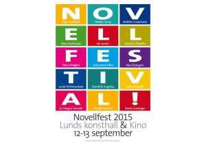 Program Novellfest i Lund 12/9 2015